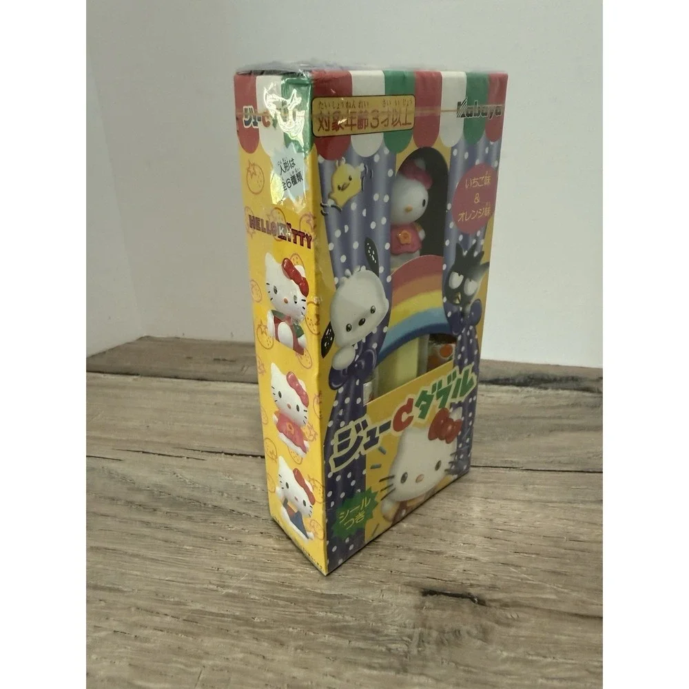 SANRIO HELLO KITTY KABAYA CANDY DISPENSER & PENCIL TOPPER FROM JAPAN NIB